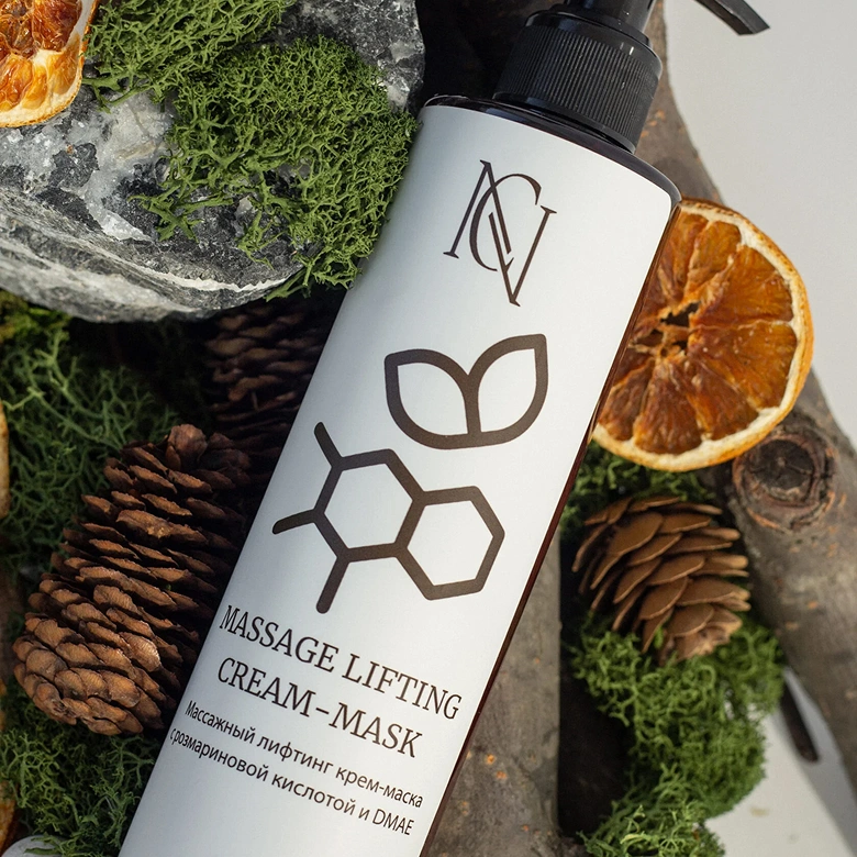  Massage Lifting Cream-Mask Массажный лифтинг крем-маска с розмариновой кислотой и DMAE